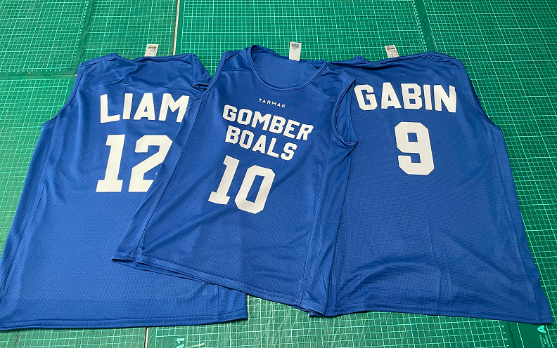 Flocage Maillots Gabin
